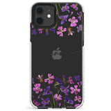 Custom Violet Flowers Slim TPU Phone Case for iPhone 11