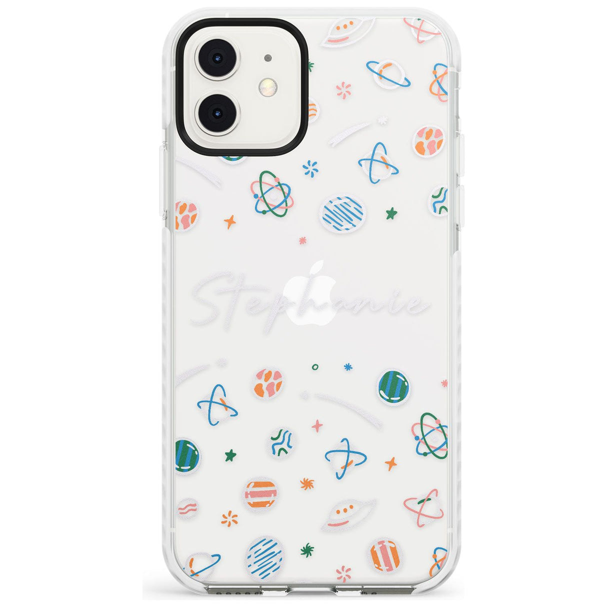 Customisable Space Pattern (Clear) Slim TPU Phone Case for iPhone 11