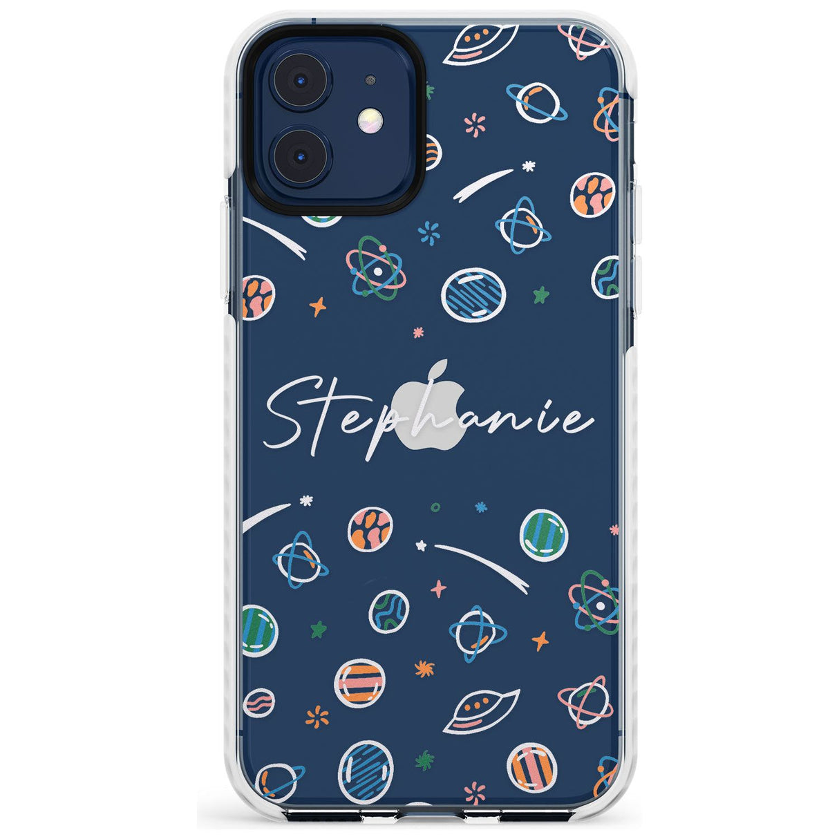 Customisable Space Pattern (Clear) Slim TPU Phone Case for iPhone 11