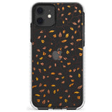 Personalised Autumn Leaves Pattern Impact Phone Case for iPhone 11