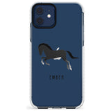 Personalised Black Horse Impact Phone Case for iPhone 11