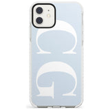 White & Blue Personalised iPhone Case  Impact Case Custom Phone Case - Case Warehouse