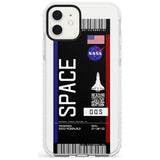 Personalised NASA Boarding Pass (Dark) Impact Phone Case for iPhone 11