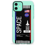 Personalised NASA Boarding Pass (Dark) Impact Phone Case for iPhone 11