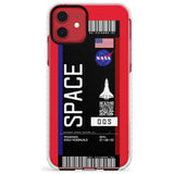 Personalised NASA Boarding Pass (Dark) Impact Phone Case for iPhone 11