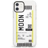 Moon Custom Space Travel Ticket iPhone Case  Impact Case Custom Phone Case - Case Warehouse