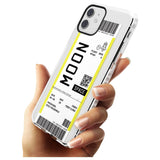 Moon Custom Space Travel Ticket iPhone Case   Custom Phone Case - Case Warehouse