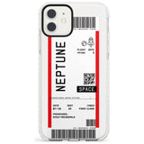 Neptune Space Travel Ticket iPhone Case  Impact Case Custom Phone Case - Case Warehouse