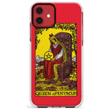 Queen of Pentacles Tarot Card - Colour Slim TPU Phone Case for iPhone 11