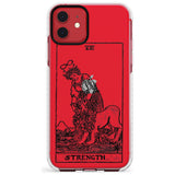 Strength Tarot Card - Transparent Slim TPU Phone Case for iPhone 11