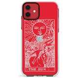 The Sun Tarot Card - White Transparent Slim TPU Phone Case for iPhone 11