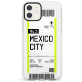 Mexico City Boarding Pass iPhone Case  Impact Case Custom Phone Case - Case Warehouse