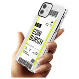 Edinburgh Boarding Pass   Custom Phone Case - Case Warehouse