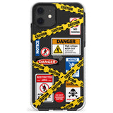 CAUTION Slim TPU Phone Case for iPhone 11