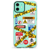 CAUTION Slim TPU Phone Case for iPhone 11