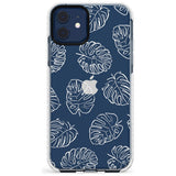 Monstera Leaves Slim TPU Phone Case for iPhone 11