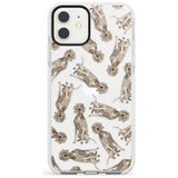 Weimaraner Watercolour Dog Pattern Impact Phone Case for iPhone 11