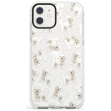 Bichon Frise Watercolour Dog Pattern Impact Phone Case for iPhone 11