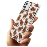 Labradoodle (Brown) Watercolour Dog Pattern Impact Phone Case for iPhone 11