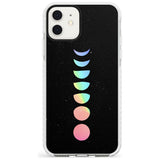 Pastel Moon Phases Slim TPU Phone Case for iPhone 11