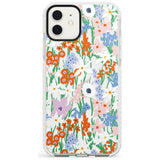 Springtime Meadow: Transparent Slim TPU Phone Case for iPhone 11