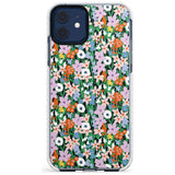 Jazzy Floral Mix: Solid Slim TPU Phone Case for iPhone 11