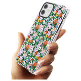 Jazzy Floral Mix: Solid Slim TPU Phone Case for iPhone 11