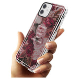 Be a Wildflower Floral Quote Impact Phone Case for iPhone 11