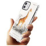 Vintage Girafe Art Impact Phone Case for iPhone 11