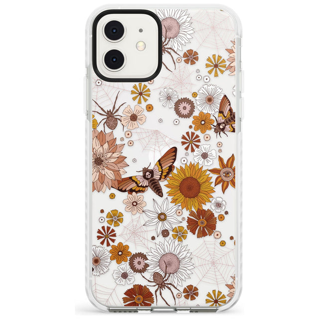 Halloween Wildlife Phone Case iPhone 11 / Impact Case,iPhone 12 / Impact Case,iPhone 12 Mini / Impact Case Blanc Space