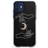 Hands Surrounding Moon Slim TPU Phone Case for iPhone 11