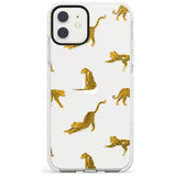 Clear Jaguar Jungle Cat Pattern Impact Phone Case for iPhone 11