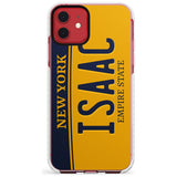 New York License Plate Slim TPU Phone Case for iPhone 11