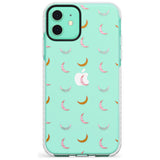 Colourful Crescent Moons Slim TPU Phone Case for iPhone 11