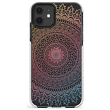 Large Rainbow Mandala Transparent Design Slim TPU Phone Case for iPhone 11