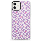 Checkered Love Pattern Impact Phone Case for iPhone 11