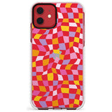 Wonky Squares Pattern Impact Phone Case for iPhone 11