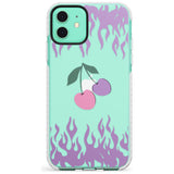 Cherries n' Flames Impact Phone Case for iPhone 11