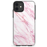 White & Pink Onyx Marble Texture Slim TPU Phone Case for iPhone 11