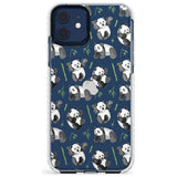 Watercolour Panda Pattern Slim TPU Phone Case for iPhone 11