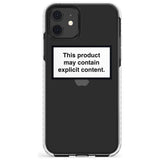 This product may contain explicit content Slim TPU Phone Case for iPhone 11