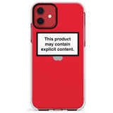 This product may contain explicit content Slim TPU Phone Case for iPhone 11