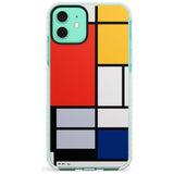 Piet Mondrian's Composition Impact Phone Case for iPhone 11