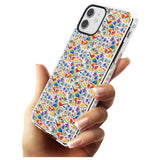 Floral Rabbit Pattern in Rainbow Slim TPU Phone Case for iPhone 11