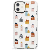 Cute Scandinavian Buildings Impact Phone Case for iPhone 11