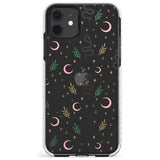 Snake & Moon Pattern (Clear) Slim TPU Phone Case for iPhone 11