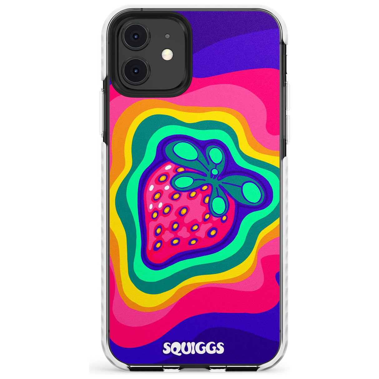 Strawberry Rainbow Slim TPU Phone Case for iPhone 11