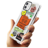 Kanji Signs Sticker Mix Slim TPU Phone Case for iPhone 11