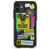 No More Excuses Sticker Mix Slim TPU Phone Case for iPhone 11