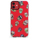 Mixed Sugar Skull Pattern Impact Phone Case for iPhone 11